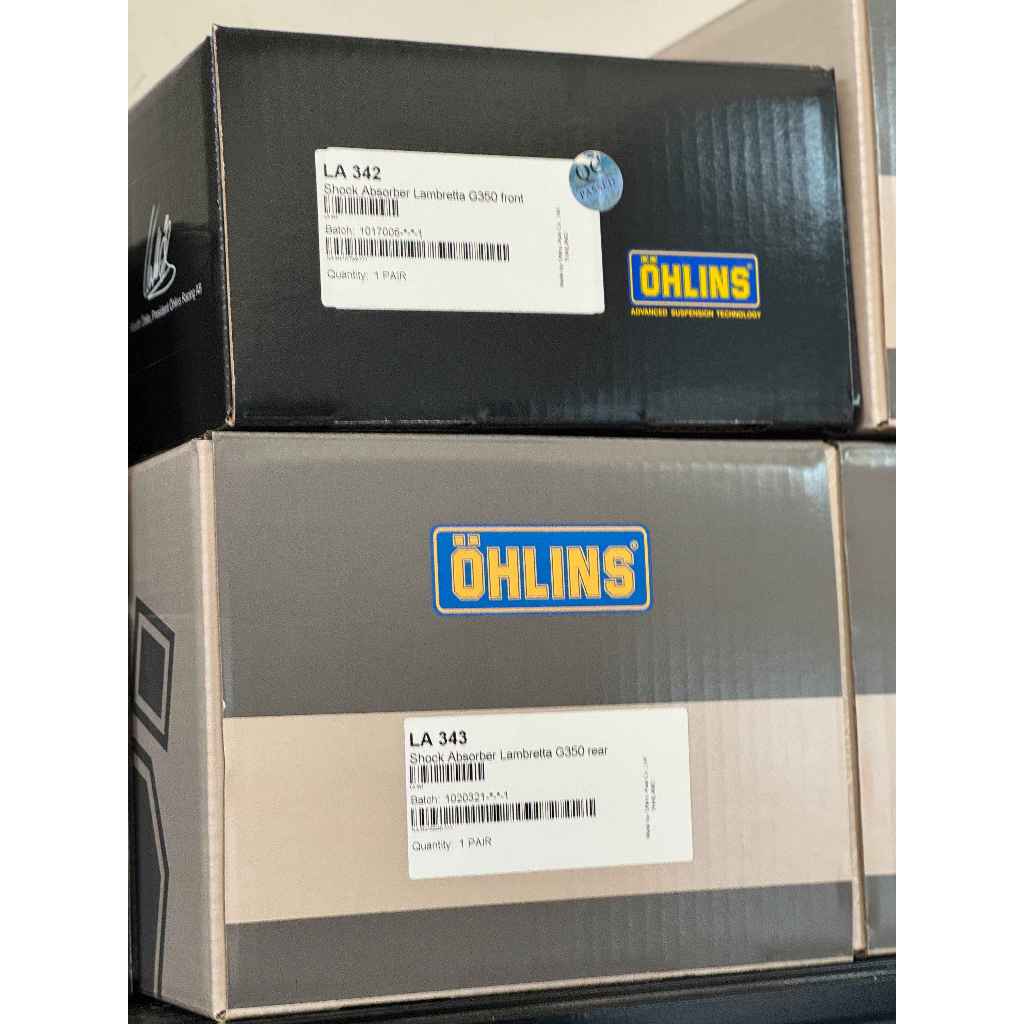 โช๊คหน้า-หลัง Ohlins สำหรับ Lambretta G350