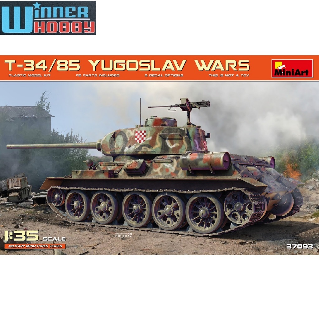 MiniArt 37093 T34/85 Yugoslav Wars 1/35