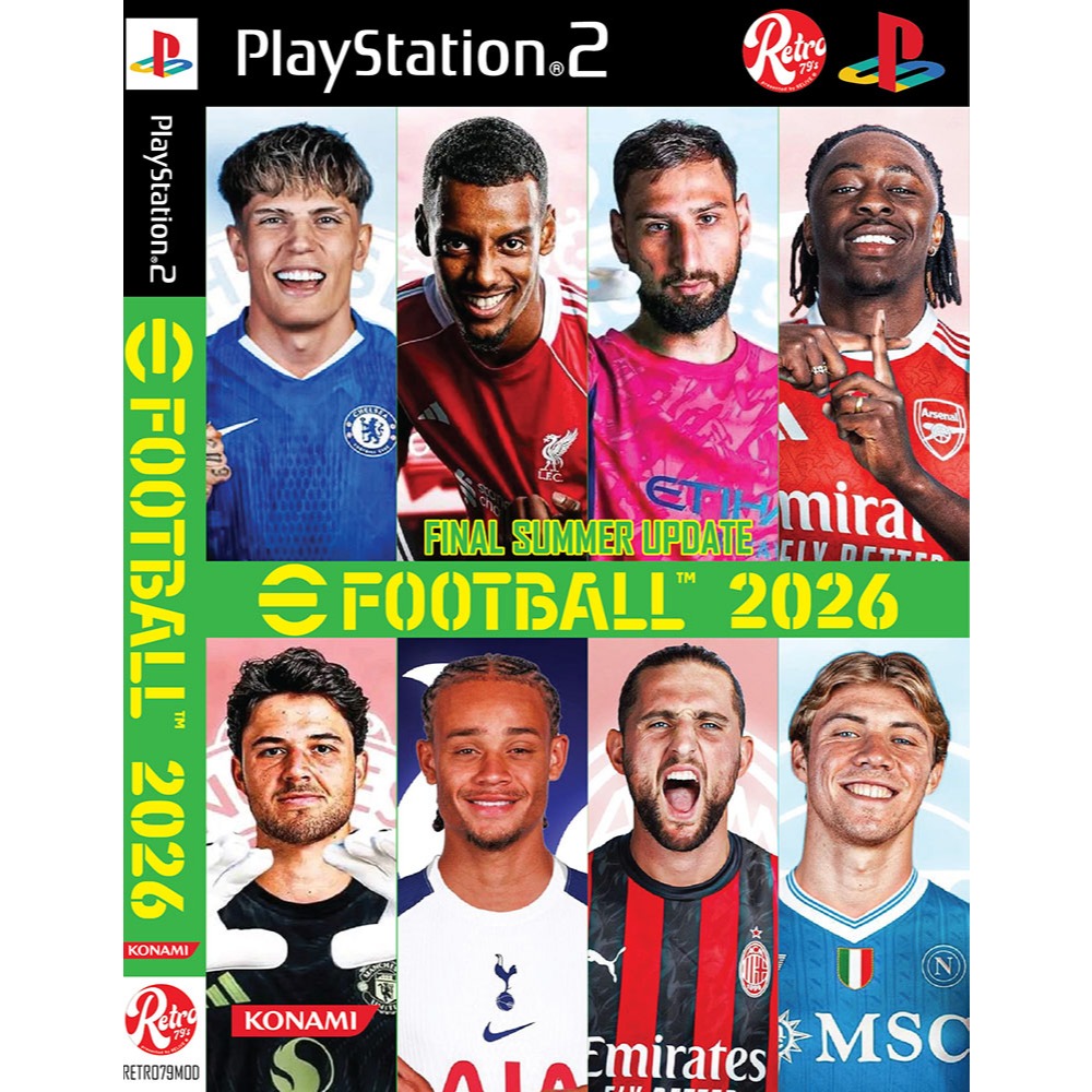 💿 แผ่นเกมส์ PS2 💿 E football 2026 - FINAL SUMMER UPDATE - PES 2026 EFOOTBALL ⚔️ PlayStation 2