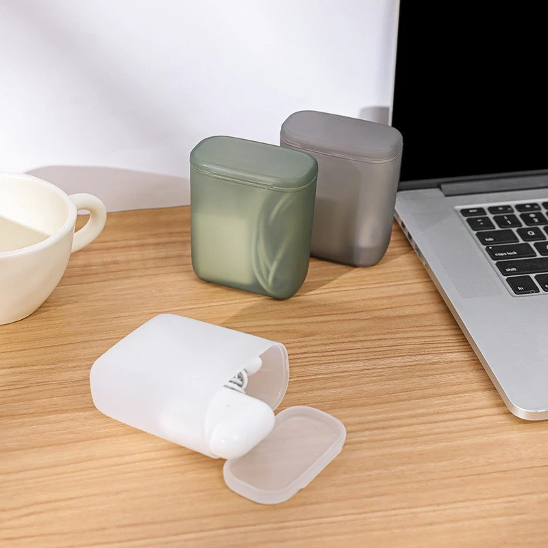 กล่องพกพาเก็บสายชาร์จ หูฟัง USB ม้วนเก็บมีฝาปิด กันพัน thumbnail 4