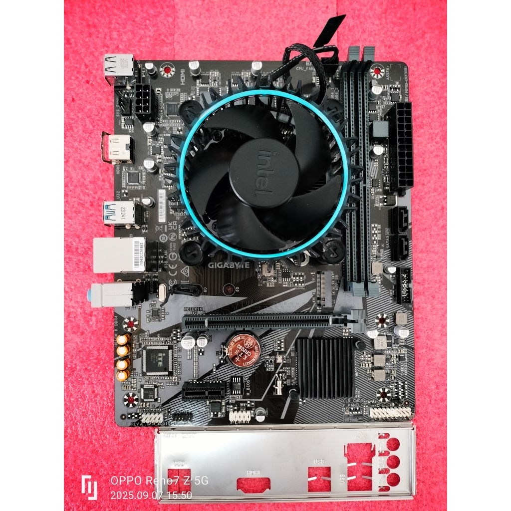 CPU I5-12400Fพร้อม Gigabyte H610M K บอร์ดประกัน Advice 23/08/69