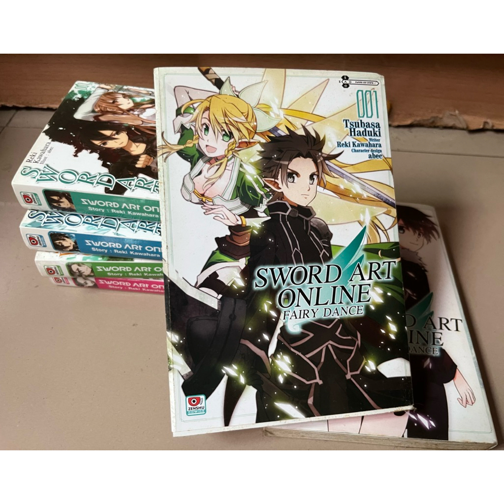 ไลท์โนเวล Sword Art Online Aincrad +มังงะ Sword Art Online Fairy Dance