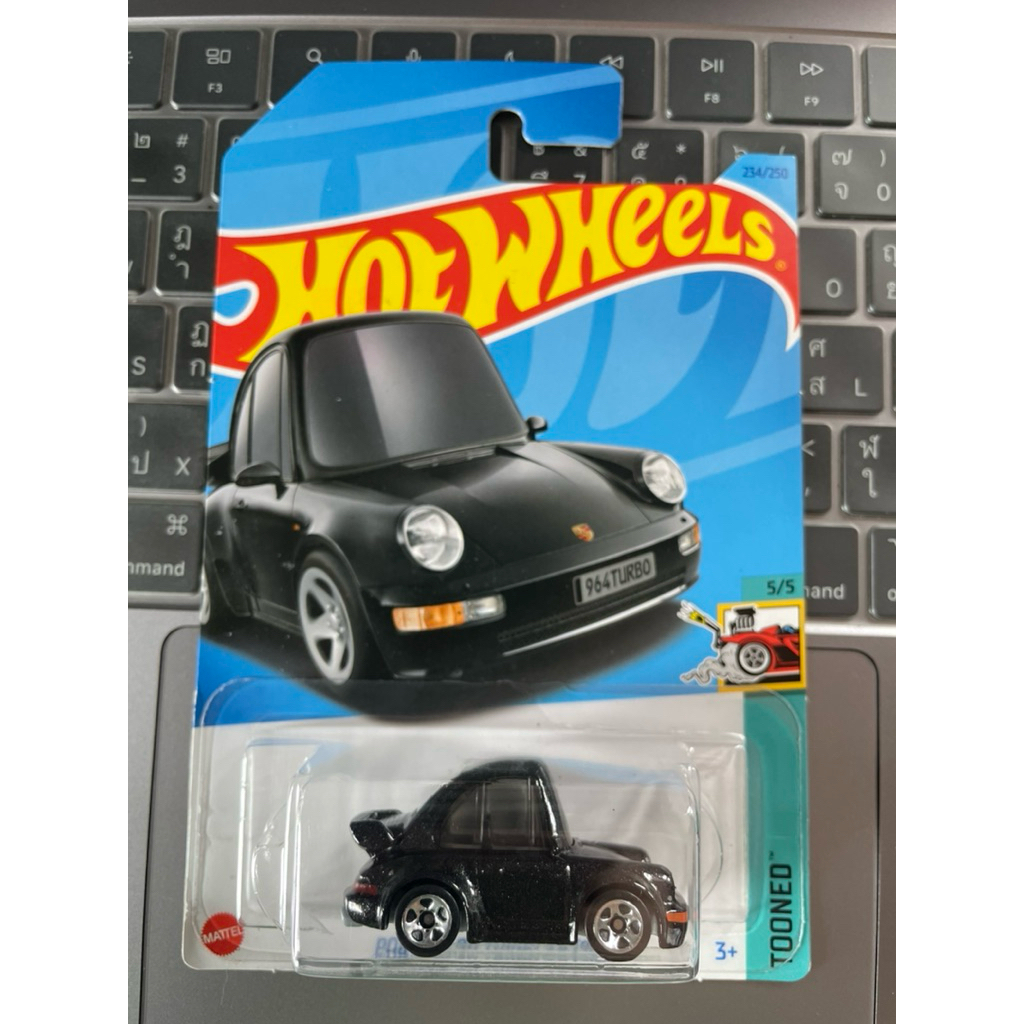 ย่อสั้น | รถฮอทวีล Hot Wheels PORSCHE 911 TURBO 3.6 (964)⚫️Black