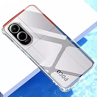 Poco M7ตรงรุ่น(ส่งในไทย)เคสTPUใสกันกระแทกแบบคลุมกล้องXiaomi Poco M7 4G