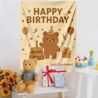 [ส่งด่วน] ป้ายผ้า ป้ายแบนเนอร์ วันเกิด Happy Birthday มีหลายลาย