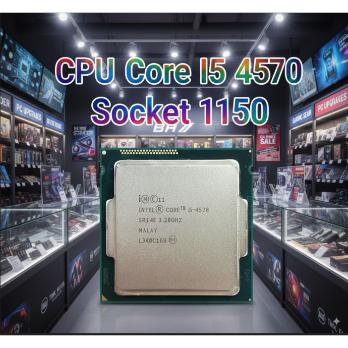 cpu core i5 4570 gen 4 ใสบอร์ด 1150 เป็น Chip CPU ใช้เพื่อการอัพเกรด