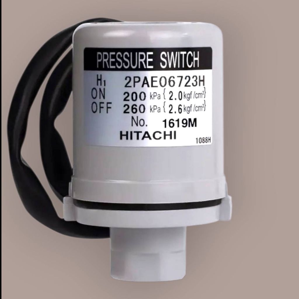 pressure​ switch​ Hitachi /​ สวิตช์​แรงดัน​ปั้มนำ้ฮิตาชิ​ ของแท้​ ตรงรุ่น​ 100%