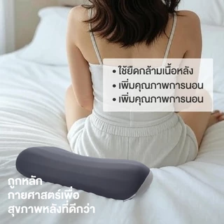 Ergotrend StretchUp Lumbar Support Pillow - หมอนรองเอวเพื่อสุขภาพ ลดอาการปวดหลัง ใช้งานได้หลากหลาย ยืดกล้ามเนื้อหลัง