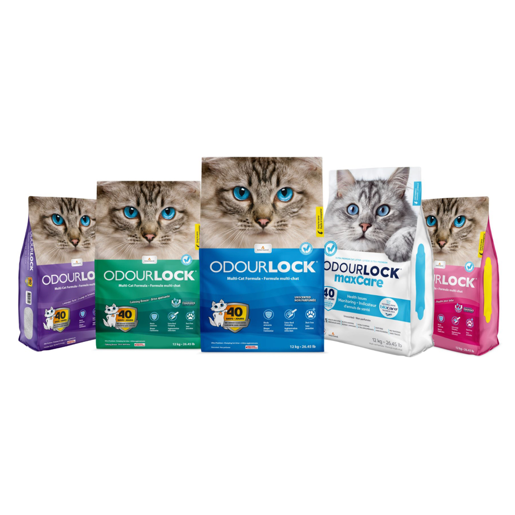 ทรายแมวภูเขาไฟเกรดพรีเมี่ยม ODOURLOCK 6kg