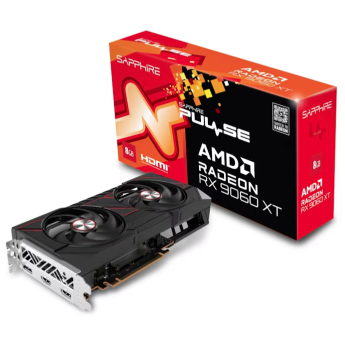 SAPPHIRE PULSE RX 9060 XT GAMING OC 8GB GDDR6 128-bit