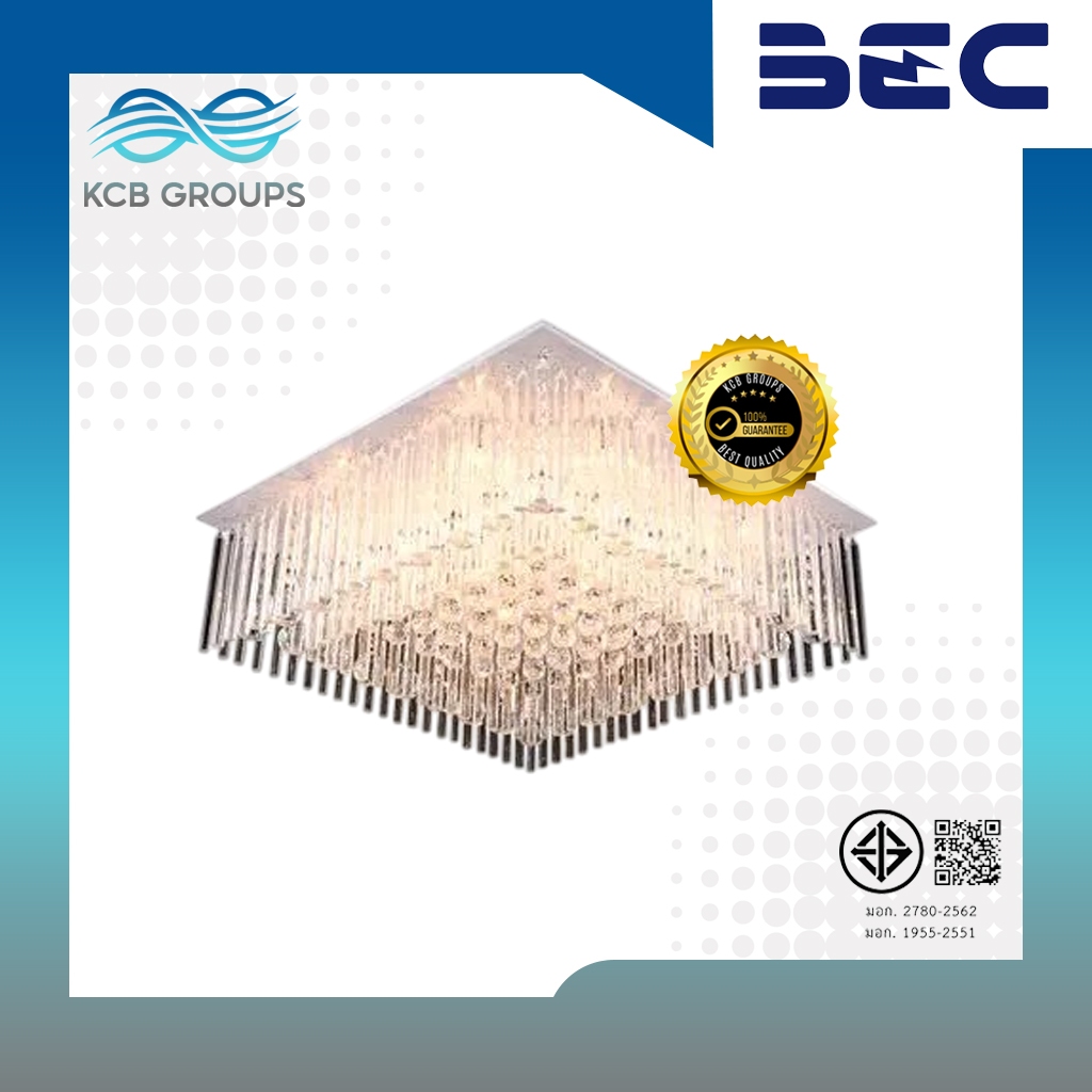 BEC  โคมไฟช่อแก้วเจียระไน BEC รุ่น SY-F16002-16C