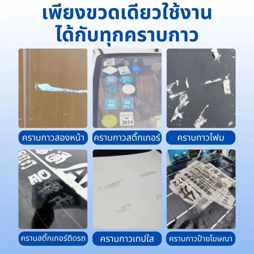 สเปรย์ขจัดคราบกาว 450mL ลอกสติ๊กเกอร์ คราบยางมะตอย thumbnail 5