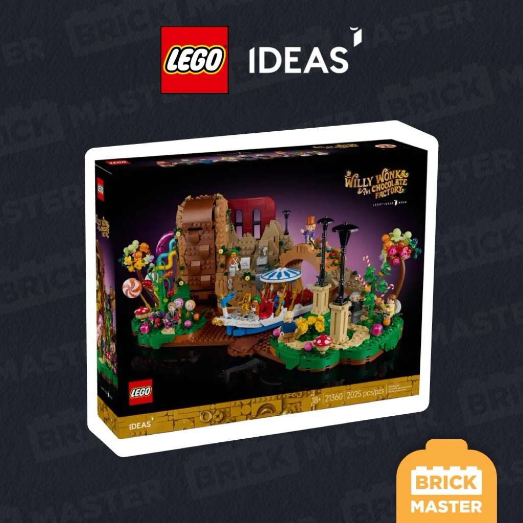 LEGO IDEAS 21360 : Willy Wonka & the Chocolate Factory (เลโก้แท้ วิลลี่วองก้า ช็อกโกแลต)