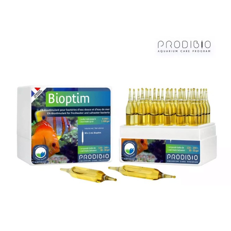 อาหารแบคทีเรียแบบน้ำ (ไบโอติม) Bioptim แบบชนิดขายเป็นหลอด