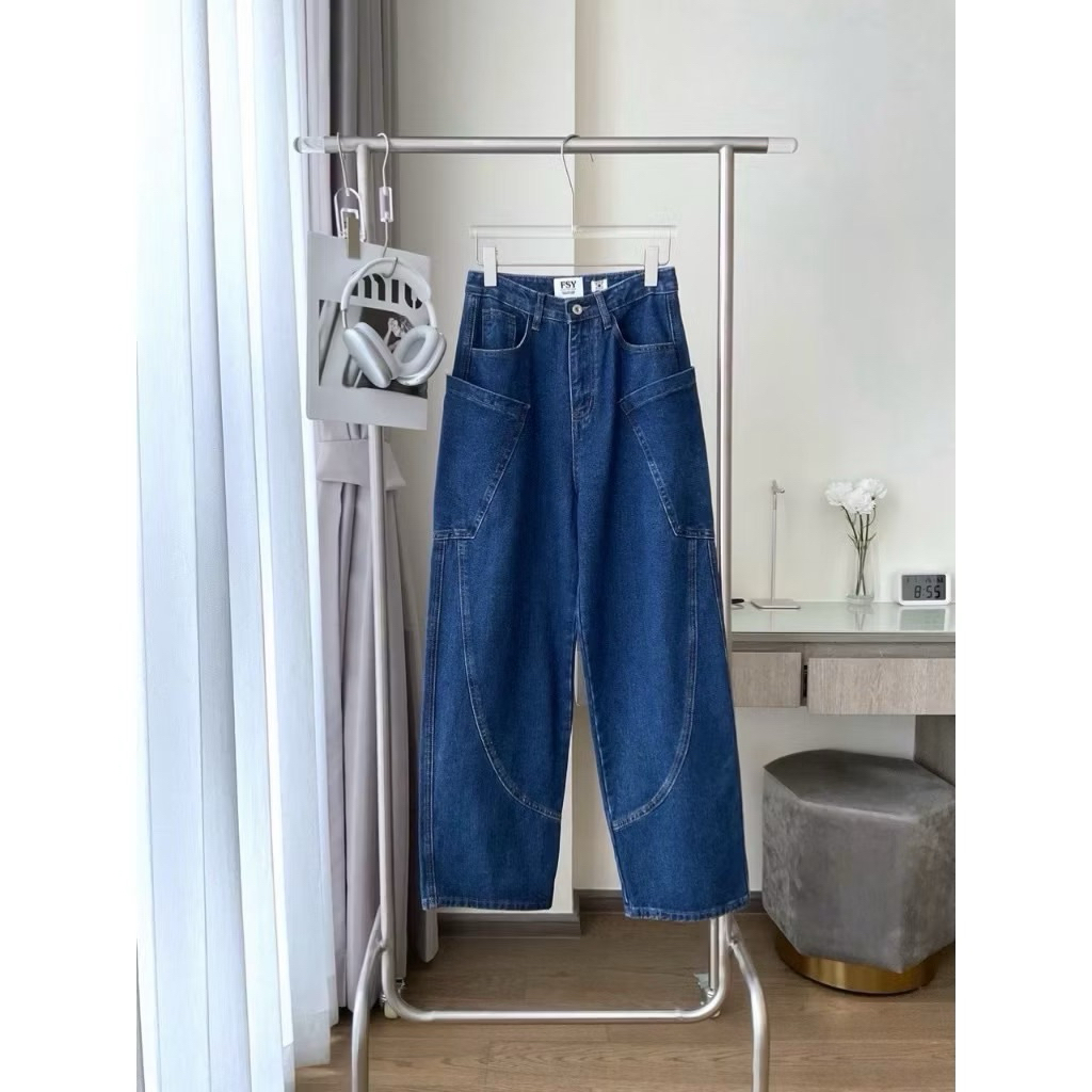 ส่งต่อ Balloon Jeans กางเกงยีนส์บอลลูน งานเกาหลีป้ายFSY