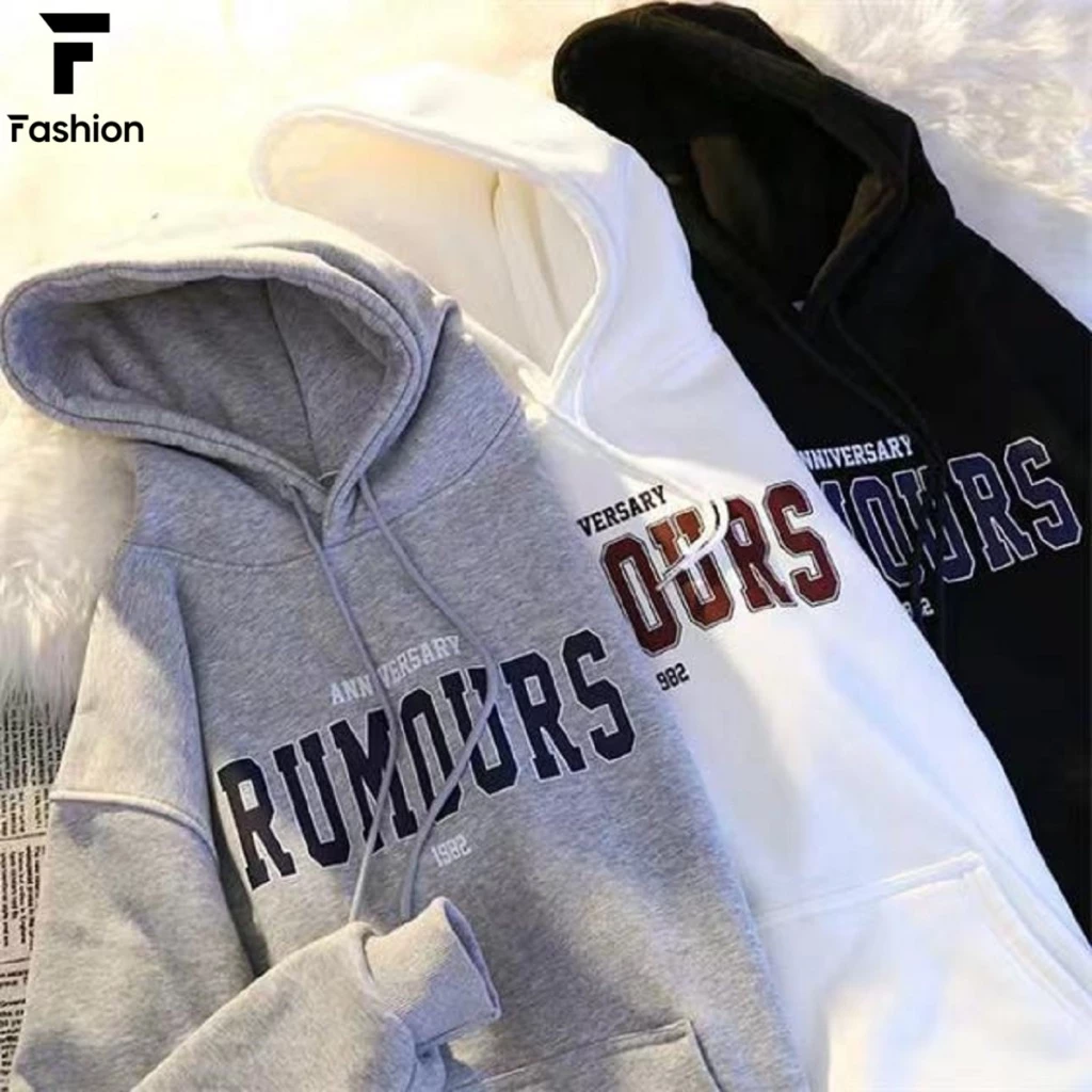 เสื้อฮู้ดผู้หญิง เสื้อแขนยาว สไตล์เกาหลี โอเวอร์ไซซ์ UNISEX