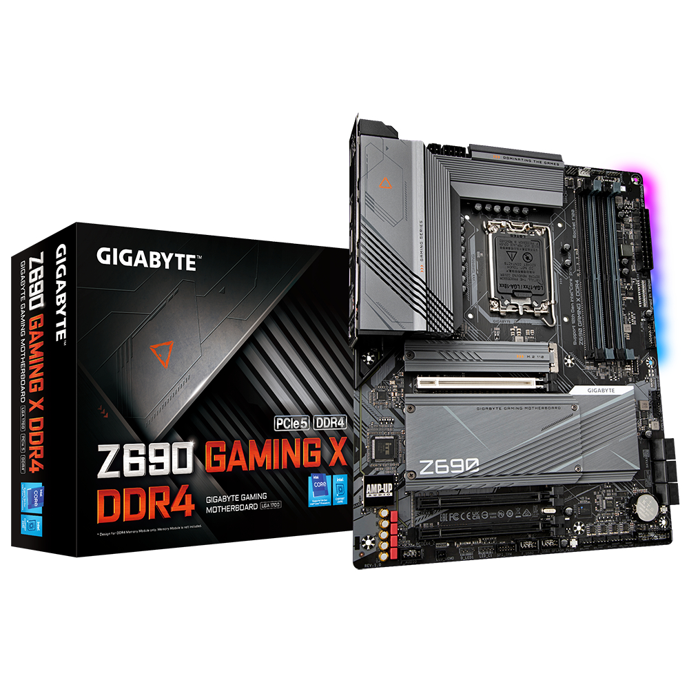 MAINBOARD (เมนบอร์ด) 1700 GIGABYTE Z690 GAMING X (DDR4) ตัวท็อป พร้อมส่ง