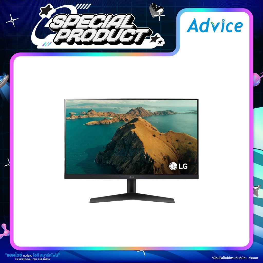 LG MONITOR (จอคอม) 27' UltraGear 27GS60F-B (IPS , HDMI , DP) G-SYNC/FREESYNCE 180Hz - A0160685