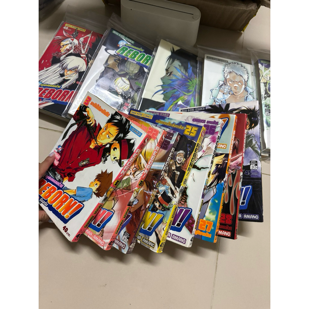 🖤ส่งต่อ🖤28/09/2025ครูพิเศษจอมป่วนรีบอร์น มังงะ เล่มเศษ หนังสือการ์ตูน reborn!