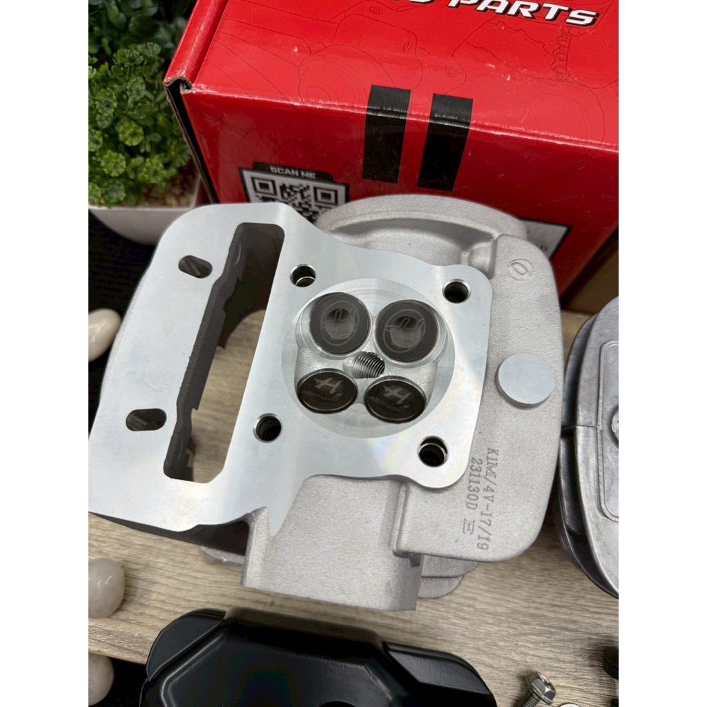 ฝา4V wave110iปี2021และ125iปี2023ขึ้นไปใส่ลูก53-59ได้ ตรงรุ่นไม่ต้องแปลงขนาดวาล์ว19-17พร้อมอุปกรณ์พร้