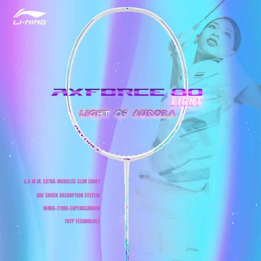 ไม้แบดมินตัน Li-Ning รุ่น Axforce 80 Light ใหม่ล่าสุดจาก Li-NingThailand
