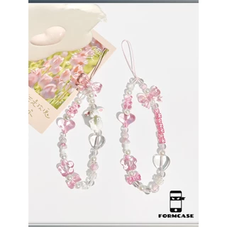 สร้อยข้อมือเคสโทรศัพท์ สามารถใช้กับ ไอโฟน แบรนด์ขายดีในเว็บไซต์เกาหลี สไตล์เด็กสาว สไตล์อินสตาแกรม น่ารัก รุ่นยอดฮิต