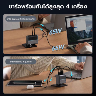 CUKTECH GaN3 หัวชาร์จ รวมทุกรุ่น AD1404T 140W / AD1204U 120W / AD1003T 100W / AD1203P 3-4 พอร์ต