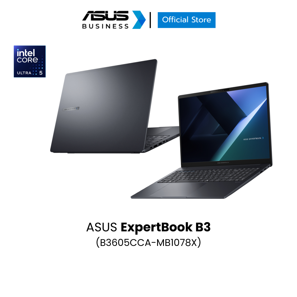 ASUS ExpertBook B3 (B3605CCA-MB1078X) 16" WUXGA (1920x1200), Intel® Core™ Ultra 5 125H, 16GB, 512GB 
