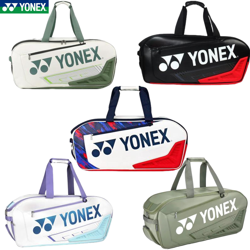 กระเป๋ากีฬาแบดมินตัน YONEX กระเป๋าเป้สะพายหลังเทนนิสความจุขนาดใหญ่พร้อมช่องรองเท้าแบบสแตนด์อโลน（No China）