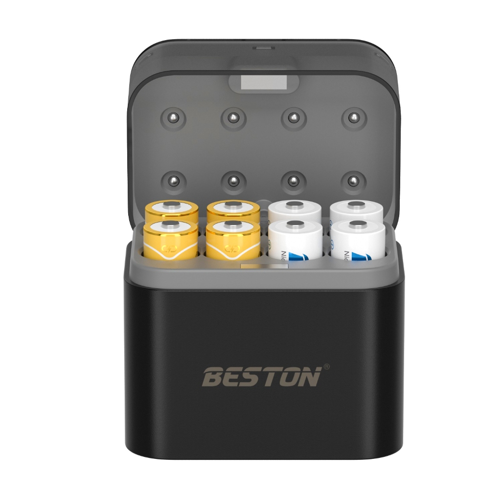 Beston M7038 Battery 1.5V Li-ion / 1.2V Ni-MH  Universal Charger เครื่องชาร์จถ่าน AA  8 ก้อน