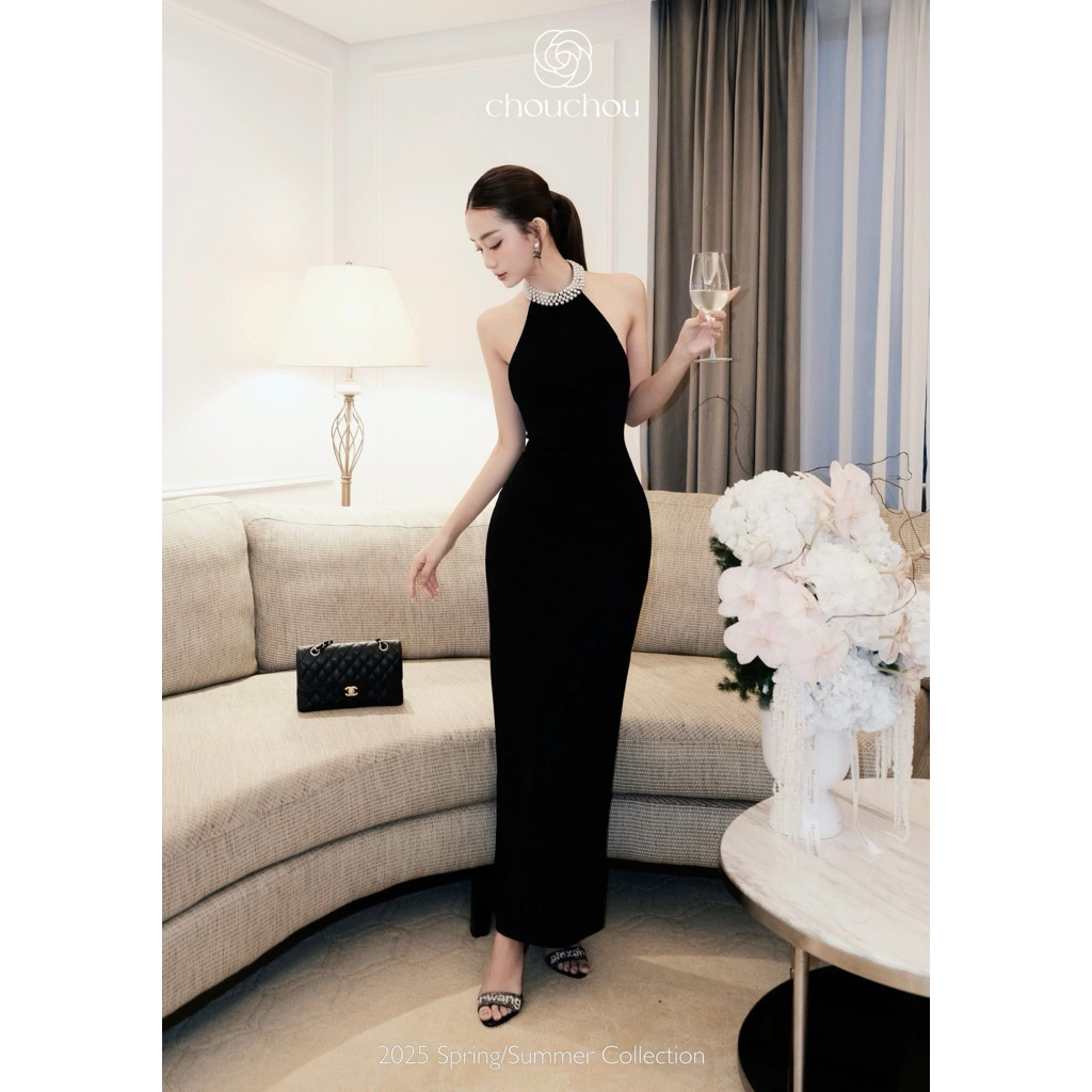 ELOWEN DRESS -จากแบรนด์ Chouchou ชุดเวียดนามพร้อมส่ง ไม่ต้องรอพรีออเดอร์