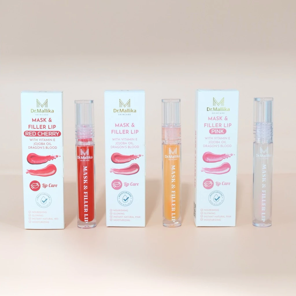 ลิปติ้นท์ Dr.Mallika mask&filler lip แพคเก็จใหม่ ลิปออยบำรุงปาก