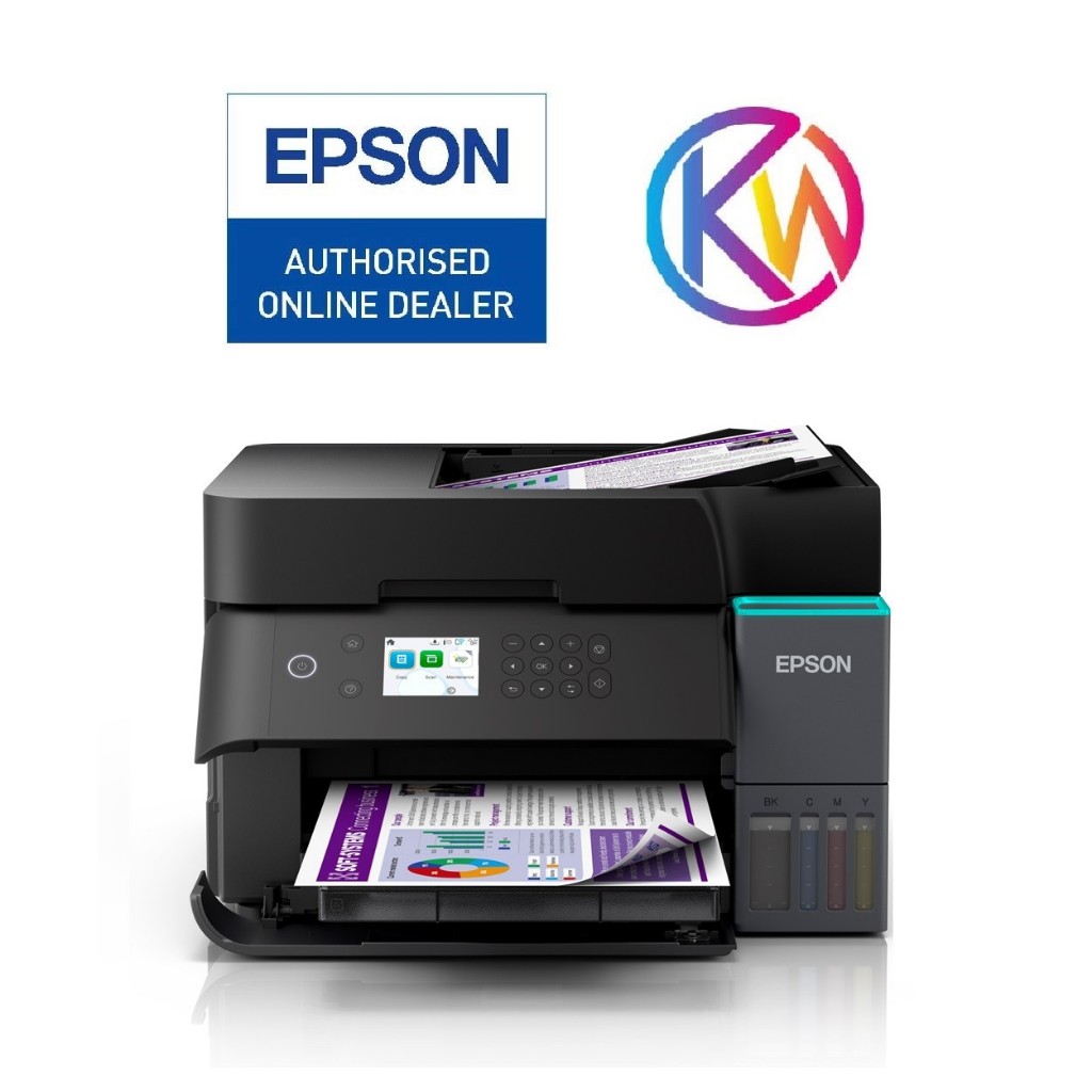 Epson EcoTank L6370 A4 Wi-Fi Duplex All-in-One Ink Tank Printer with ADF รับประกันศูนย์เอปสัน 2ปี ทด