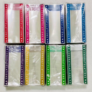 ถุงแก้ว ซองใสใส่ธนบัตร Congratulations