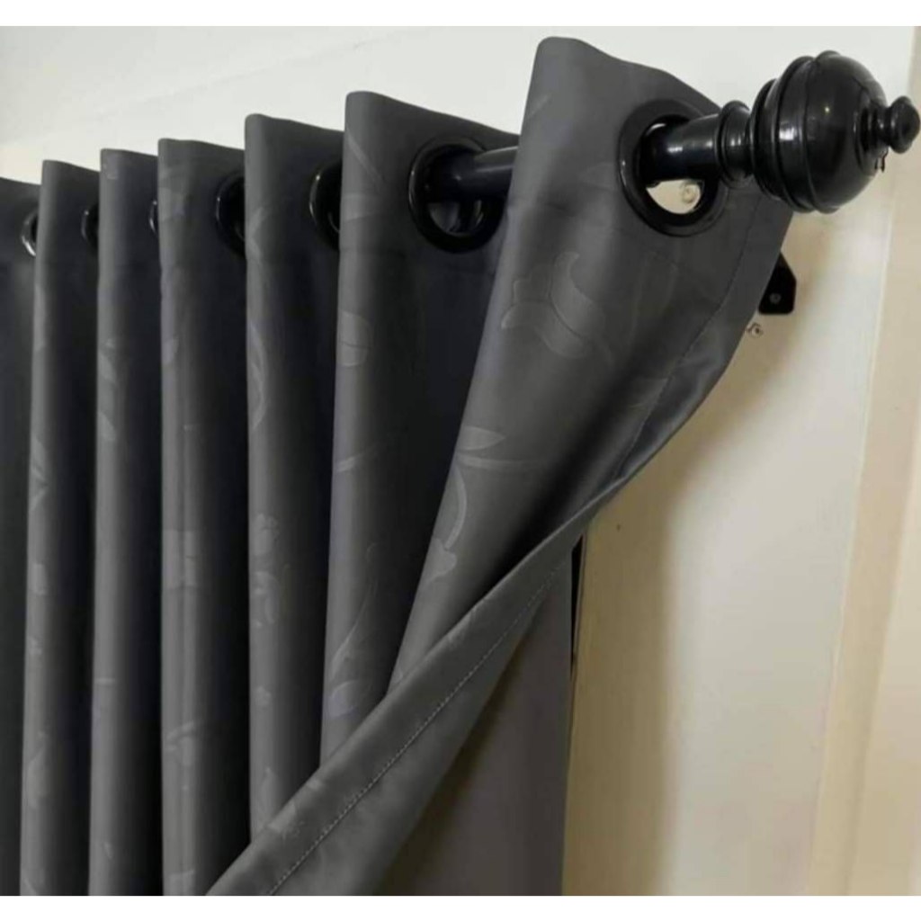 แนะนำ ผ้าม่าน ผ้าม่านหน้าต่างกันแสง ผ้าม่านประตู สำเร็จรูป เกรดA กันแสงยูวี 90%-98% ลายใบไม้ใหญ่ ราคาพิเศษ มีเก็บเงินปลายทาง