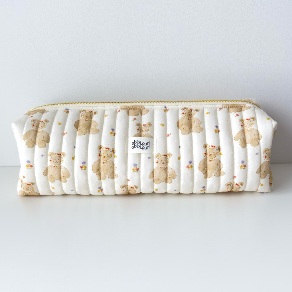 กระเป๋าใส่ที่ม้วนผม/กระเป๋าใส่ที่หนีบผม/กระเป๋าสำหรับใส่dyson (buble bear two)