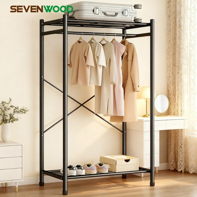 SEVENWOOD ไม้แขวน  ราวตากผ้า ราวแขวนเสื้อผ้า ดีไซน์เรียบง่าย เเข็งเเรง สามารถประกอบเองได้ง่ายๆ ประหยัดพื้นที่