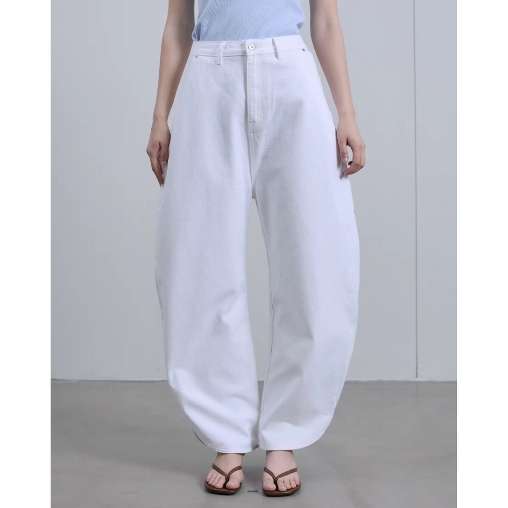 AIMER - Barrel Jeans (M)กางเกงยีนส์ ทรงขาบอลลูน used