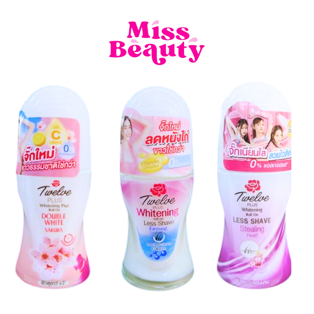 (ขวด) Twelve Plus ทเวลฟ์ พลัส โรลออน ไวท์เทนนิ่ง พลัส  25 มล.
