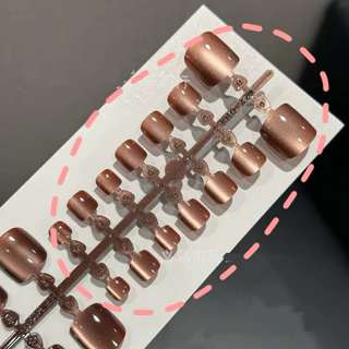 🎀พร้อมส่ง🇹🇭เล็บเท้าลิงค์ 1 งานนำเข้าพรีเมี่ยม 1 ชุด มี 10-12นิ้ว ฟรีกาวน้ำตะไบทุกชุด