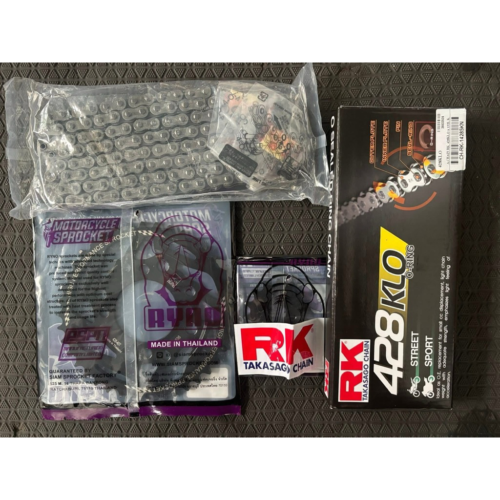 ชุดโซ่-สเตอร์ CT125 14/40 โซ่เดิม RK O-RING