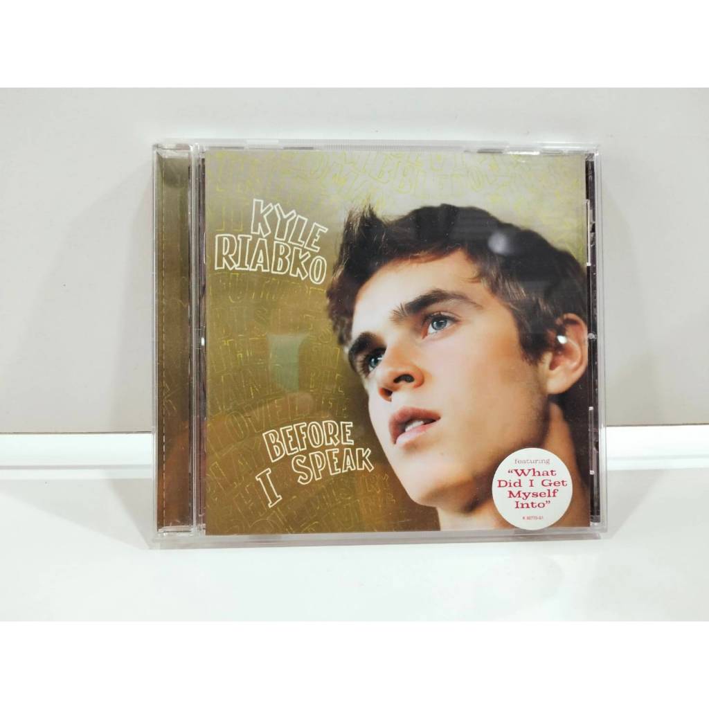1 CD MUSIC  ซีดีเพลงสากล KYLE RIABKO BEFORE I SPEAK (L1A88)