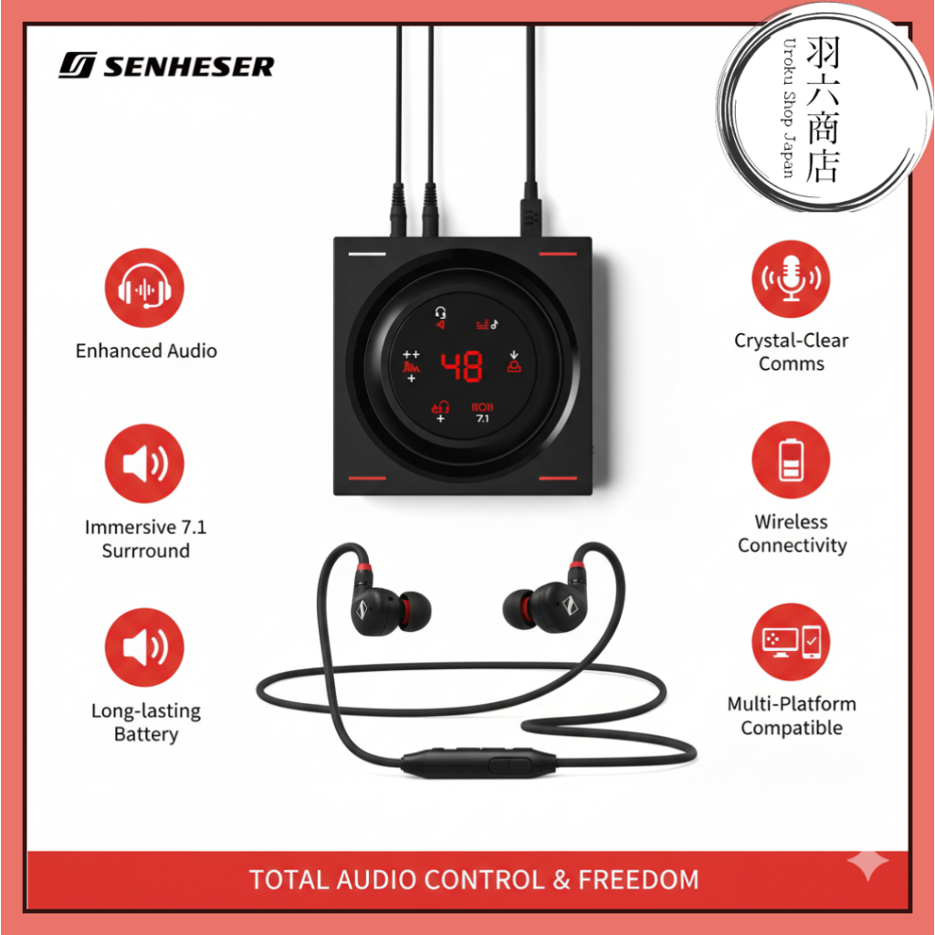 EPOS GSX 1000 2nd Edition USB-C Gaming PC Audio Amplifier DAC Mixer Amp with 7.1 Surround Sound, Cry