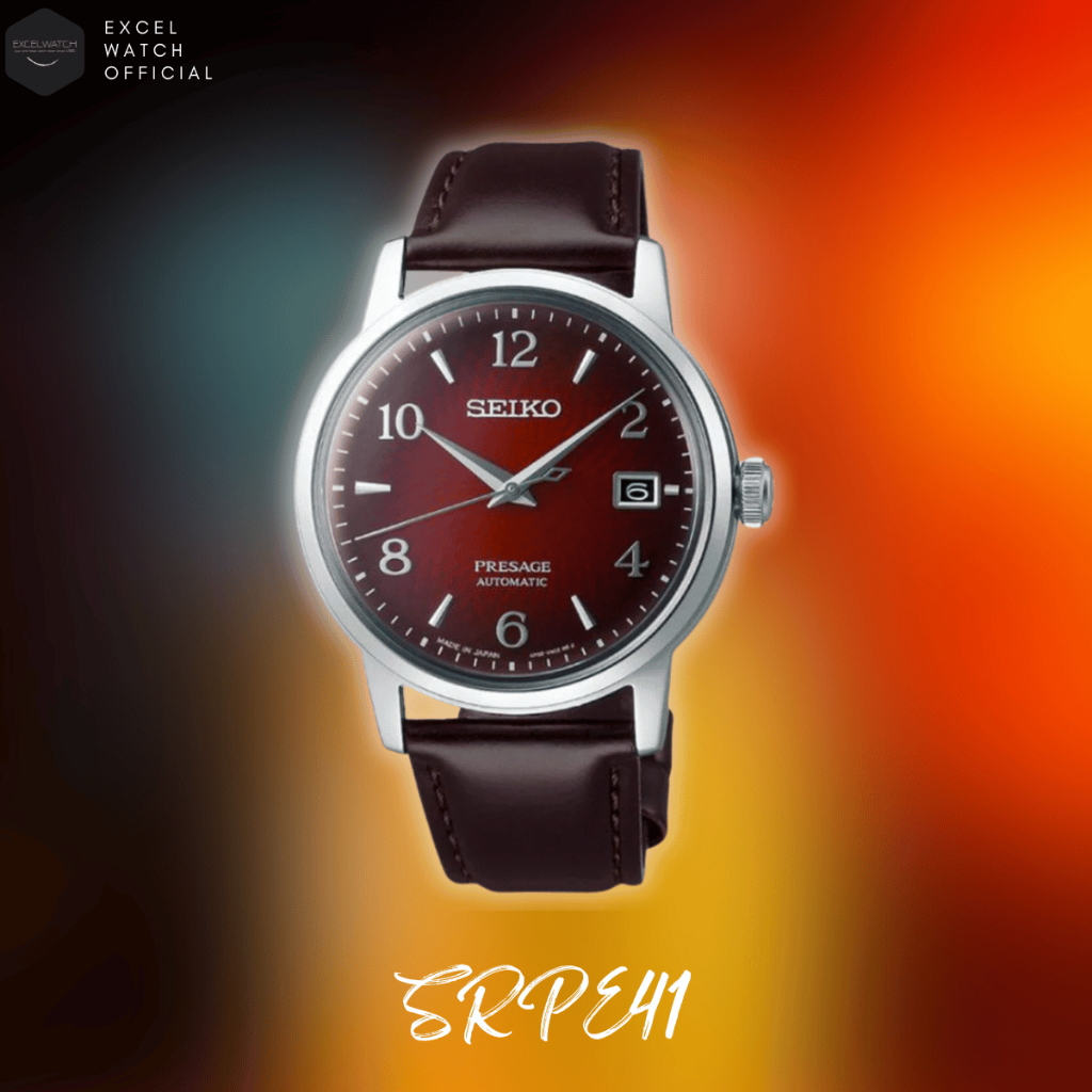 [ Excel Watch ] นาฬิกาผู้ชาย SEIKO Presage Cocktail Time ‘Negroni’ รุ่น SRPE41J1