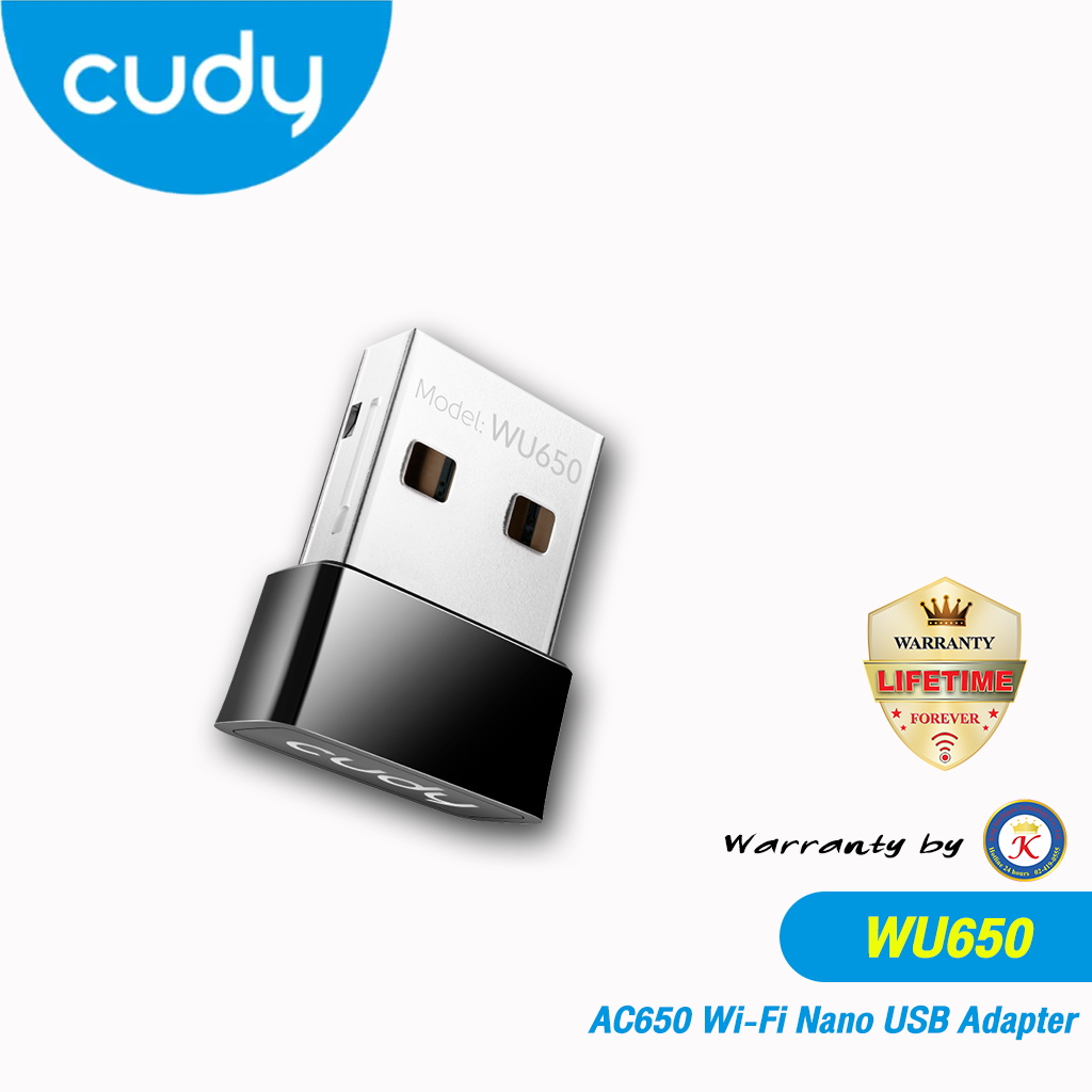 "CUDY" AC650 Wi-Fi Nano USB Adapter รุ่น WU650