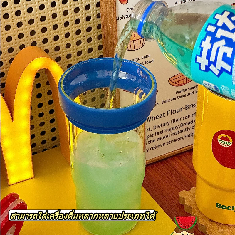 UCOCOLLA กระติกน้ำเก็บอุณหภูมิ 6 ชั้น 500ml แก้วโบโรซิลิเกต เก็บร้อน-เย็น 12 ชม. ทนความร้อน สแตนเลส 316 ดีไซน์สวย thumbnail 4