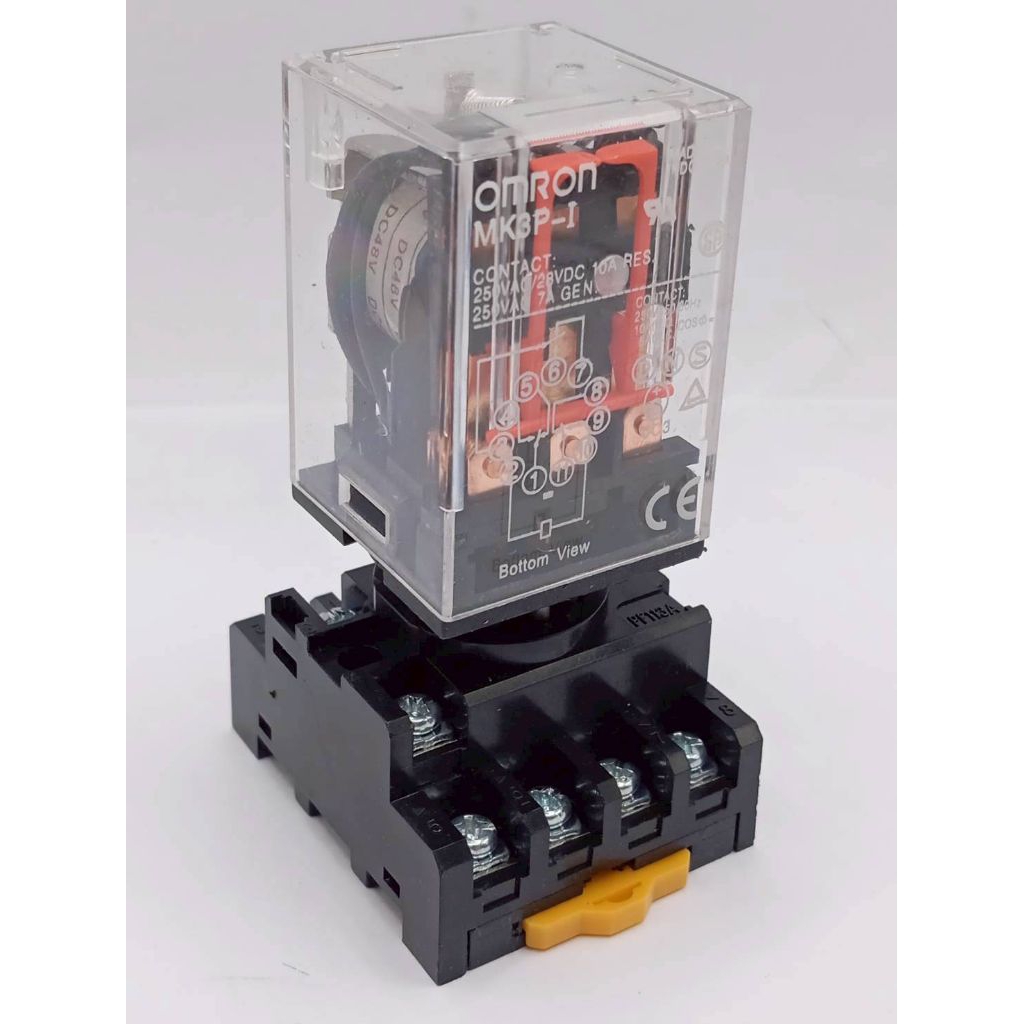 พร้อมส่ง Omron MK3P-I   48VDCรีเลย์ MK3P-Iรีเรย์ 11 ขา Omron ราคานี้ออกบิลได้