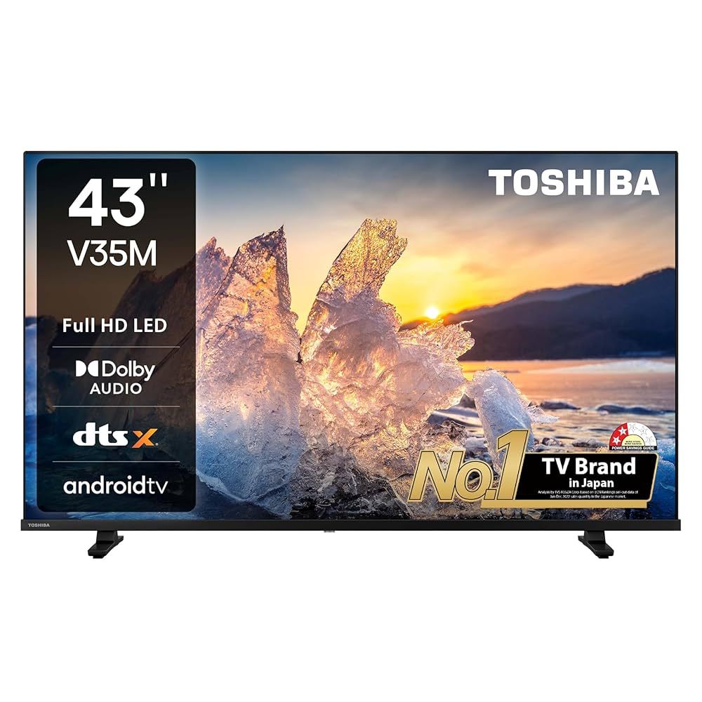 ทีวีแอลอีดี 43 นิ้ว TOSHIBA (FULL HD, LED, ANDROID TV) 43V35MP clearance