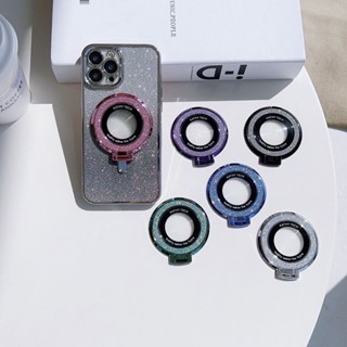 ขาตั้งโทรศัพท์ ใช้ได้กับโทรศัพท์ทุกรุ่น แหวนติดเคสกากเพชรตั้…