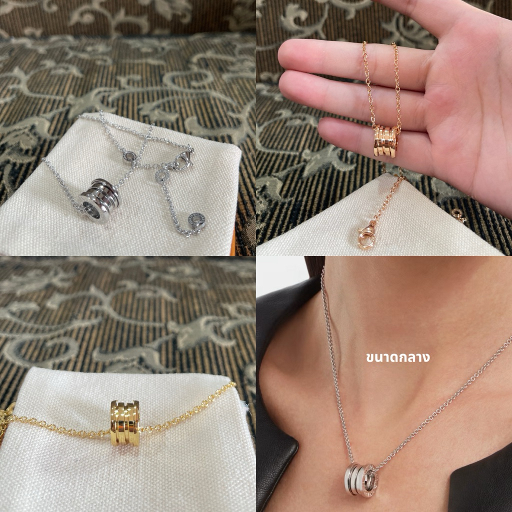 สร้อยคอพิ้งค์ ทอง BVL✨PENDANT NECKLACE✨ VVIP